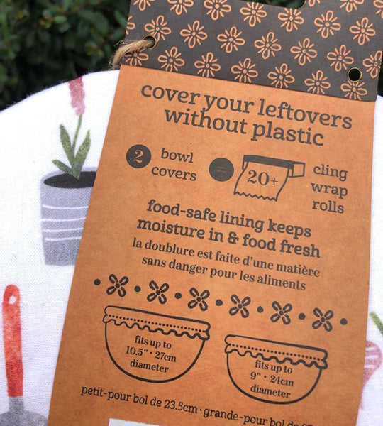 Garden Reusable Bowl Covers Set of 2