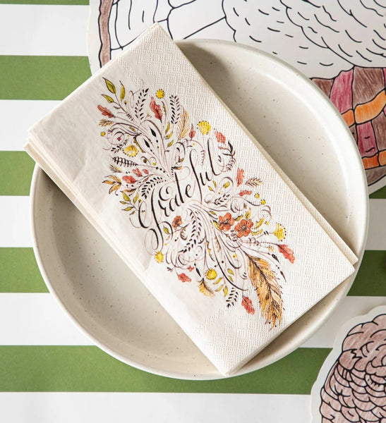 Fall + Christmas Guest Napkins