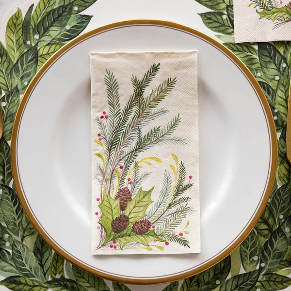 Fall + Christmas Guest Napkins