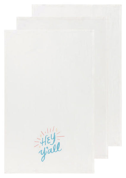 Hey Y'all Towel Set of 3