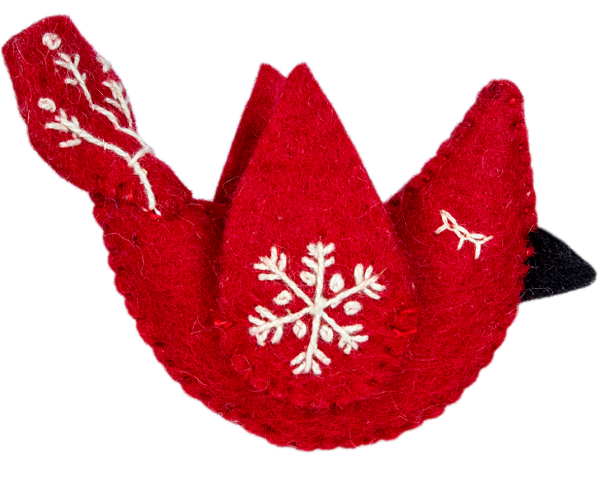 Felt Ornaments and Garland