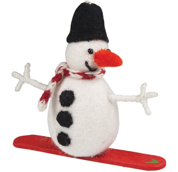 Felt Ornaments and Garland