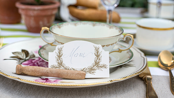 Gold Placecard Settings