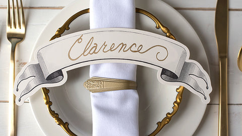 Gold Placecard Settings