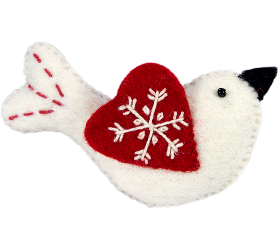 Felt Ornaments and Garland