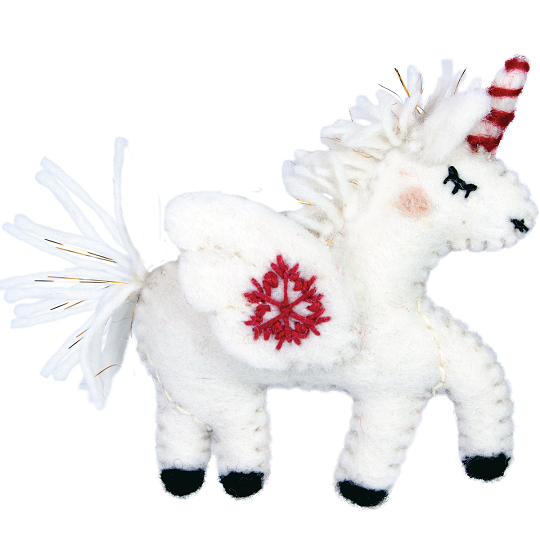 Felt Ornaments and Garland