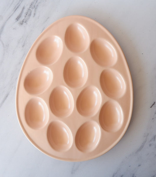 Pink Deviled Egg Tray