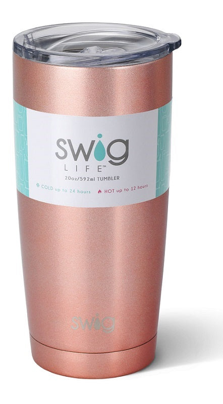 Swig Life 22oz Triple Insulated Stainless Steel Skinny Tumbler with Lid  Dishw