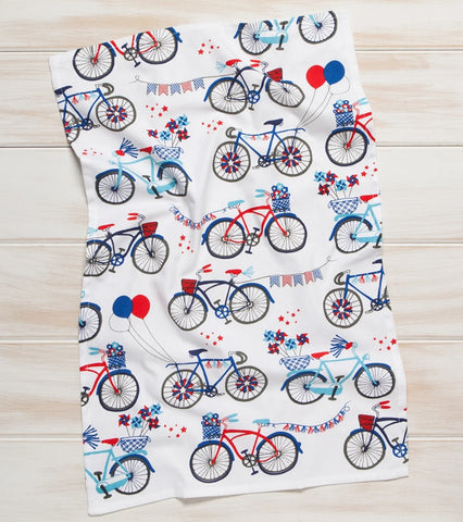 Stars and Spokes 4th of July Towel