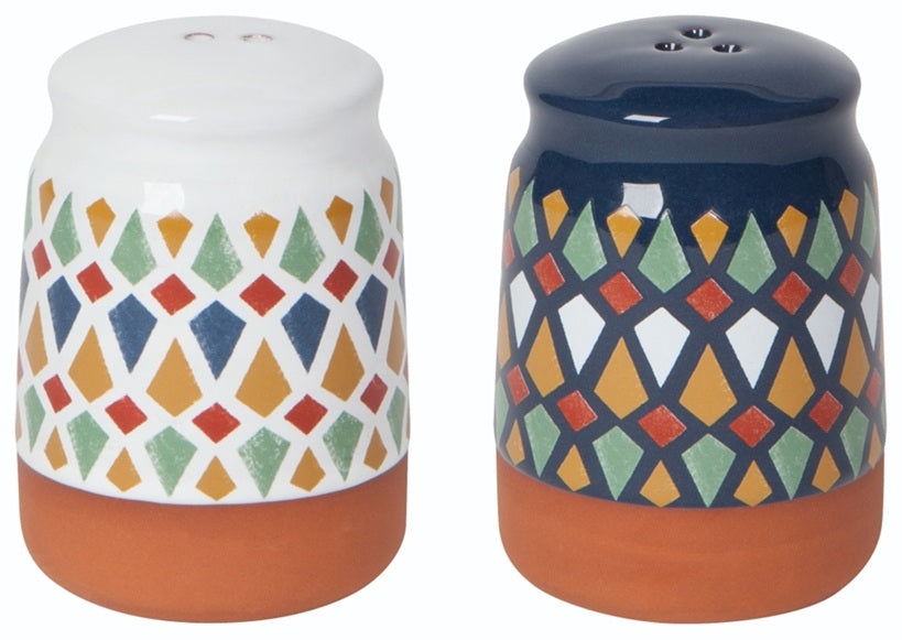 Terracotta Salt and Pepper Kaleidoscope