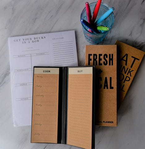 Weekly Meal Planner Notepads