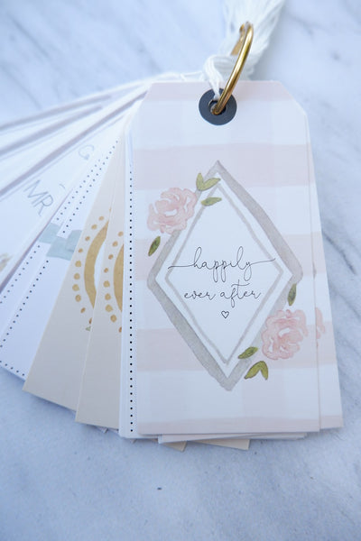 Christmas or Wedding Gift Tag Book - 22 Tags