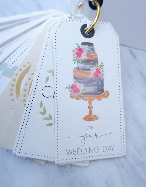 Christmas or Wedding Gift Tag Book - 22 Tags