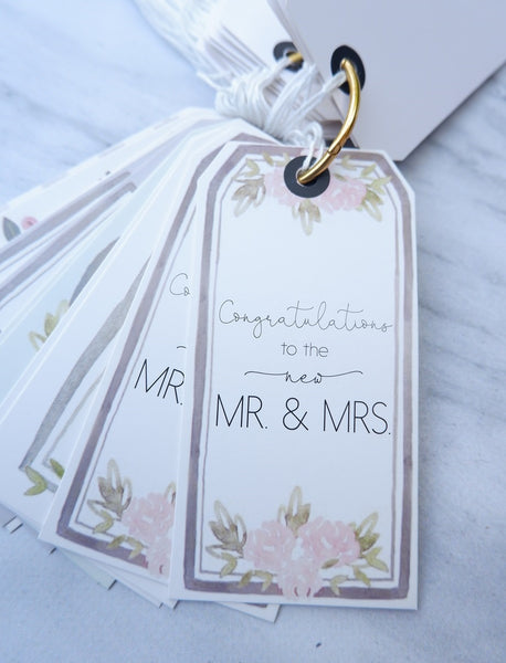 Christmas or Wedding Gift Tag Book - 22 Tags