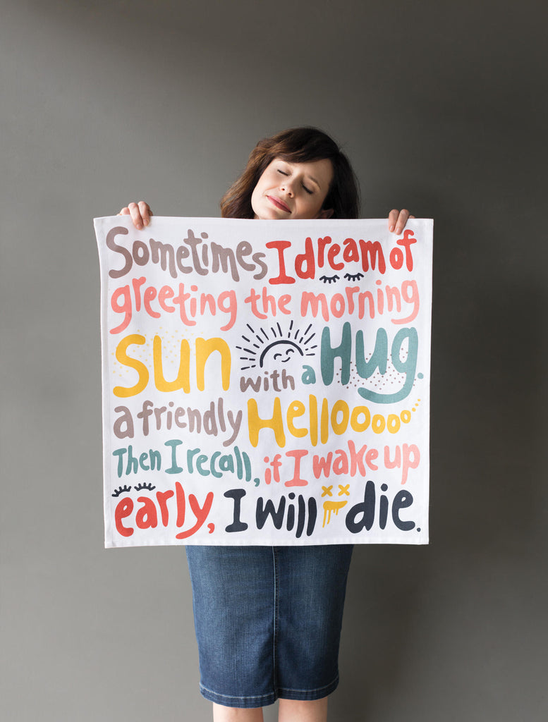 Daily Affirmations Hand Towel