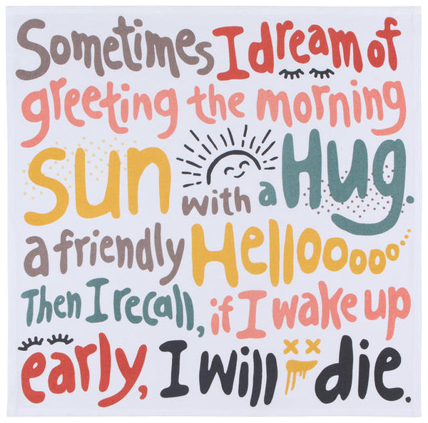 Daily Affirmations Hand Towel