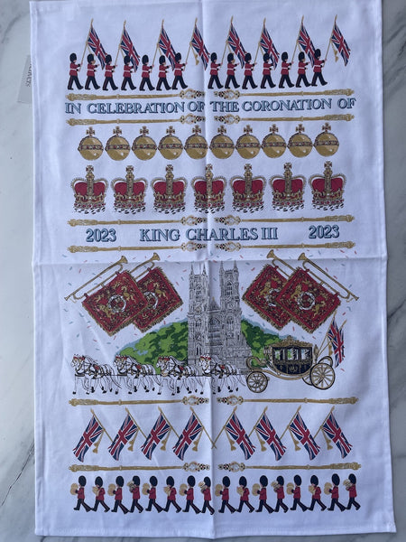 King Charles III Coronation Tea Towel
