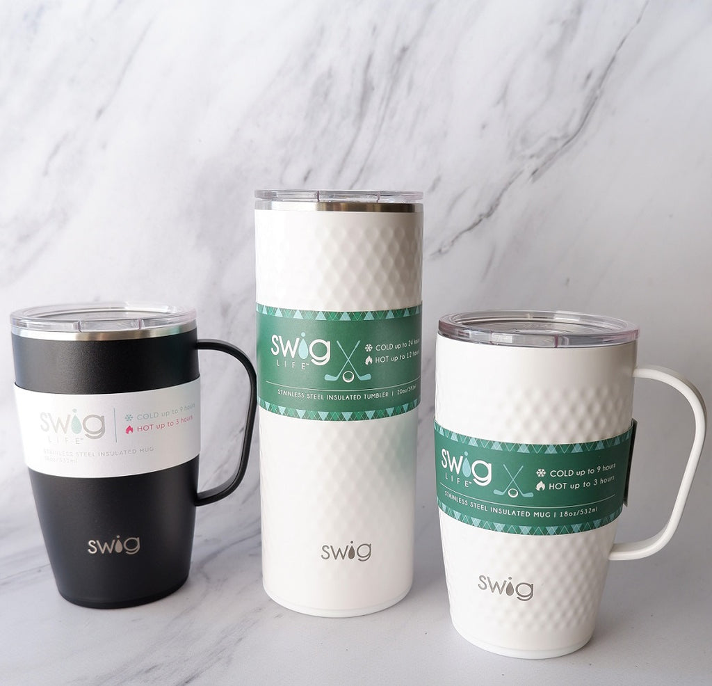 SWIG: Golf + Christmas Insulated Tumblers + Travel Mugs – Della's