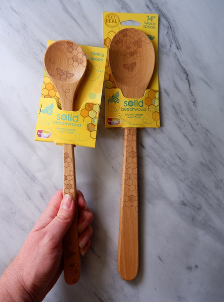 Beechwood Bee Spoons