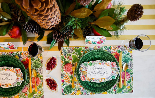 Thanksgiving + Christmas Table Settings