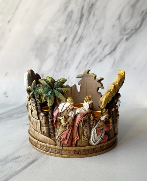 Star Nativity and Nativity Advent Candle Holders