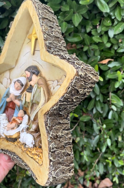 Star Nativity and Nativity Advent Candle Holders